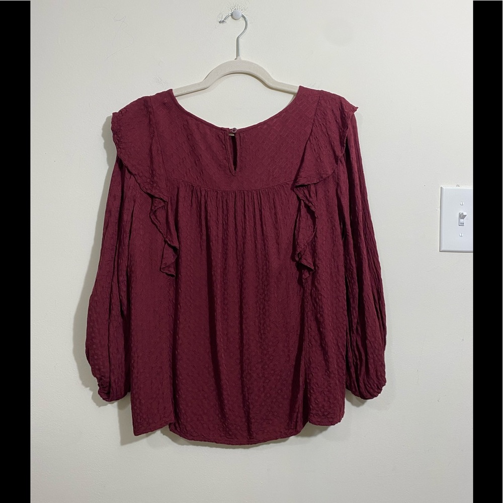 Universal Thread Size Small Peasant Top Ruffle - Picture 6 of 8